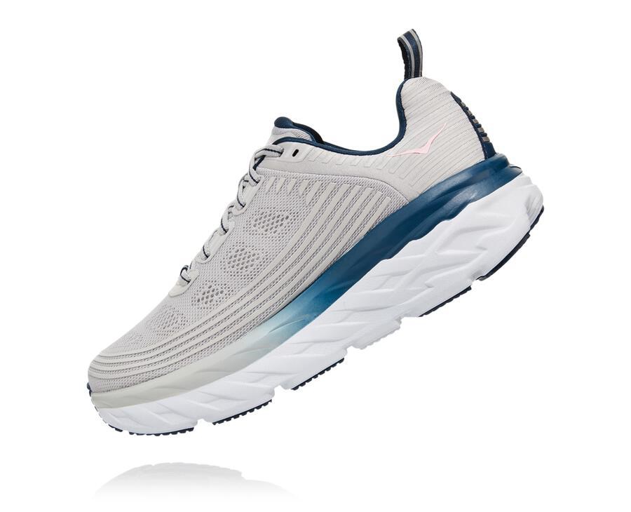 Basket Hoka One One Bondi 6 Femme - Grise - YIU-924560